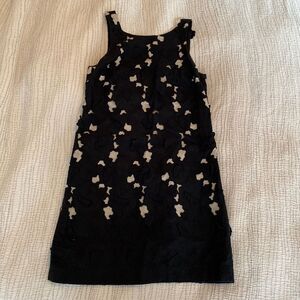 💙 Tibi Floral Texture Little Black Dress